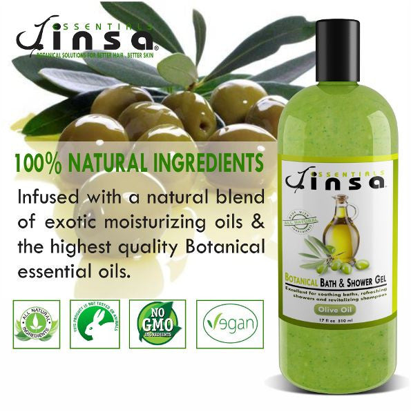 Olive Oil Botanical Bath & Shower Gel (NEW 13oz size)