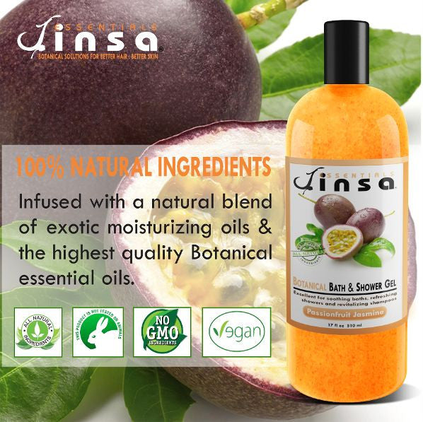 Passionfruit Jasmine Botanical Bath/Shower Gel (NEW 13oz size)