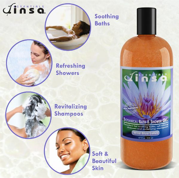 Wild Blue Lotus Botanical Bath & Shower Gel (NEW 13oz size)