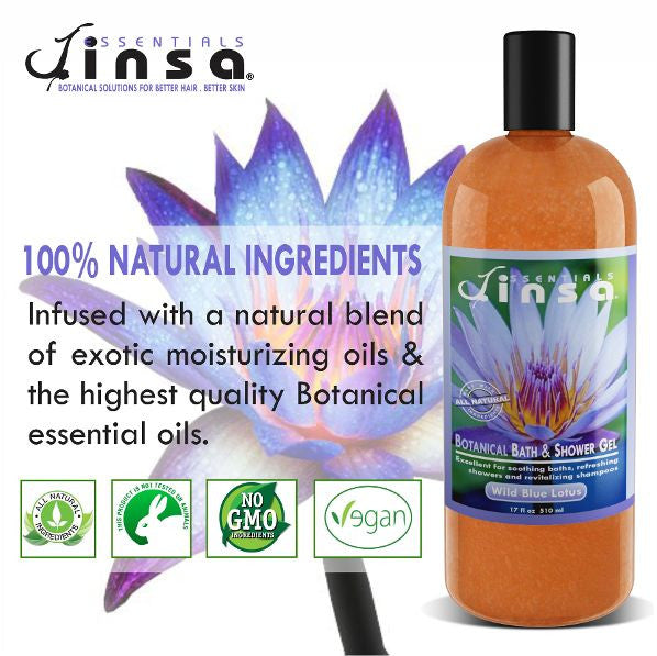 Wild Blue Lotus Botanical Bath & Shower Gel (NEW 13oz size)