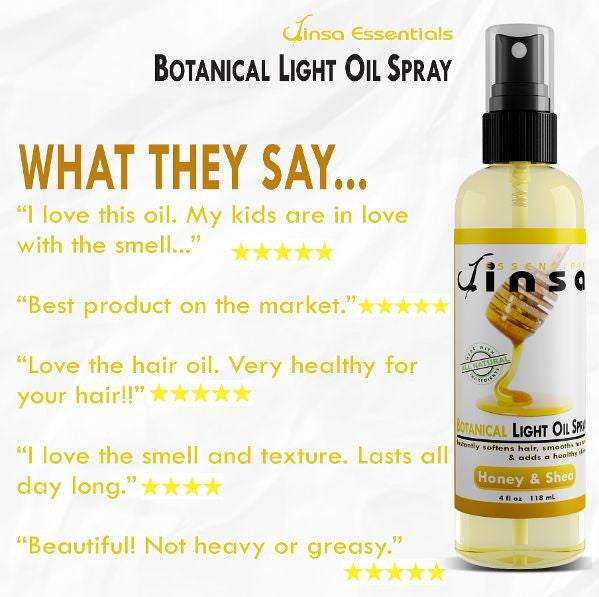 Honey & Shea Botanical Light Oil Spray (NEW 6oz)