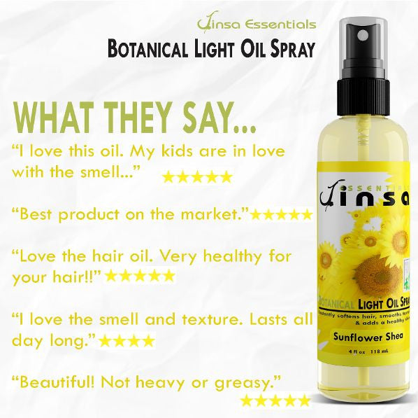 Sunflower Shea Botanical Light Oil Spray(NEW 6oz)