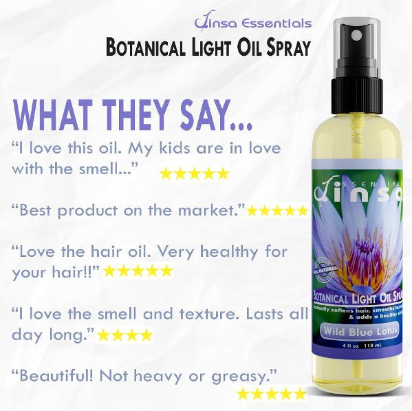 Wild Blue Lotus Botanical Light Oil Spray (NEW 6oz)