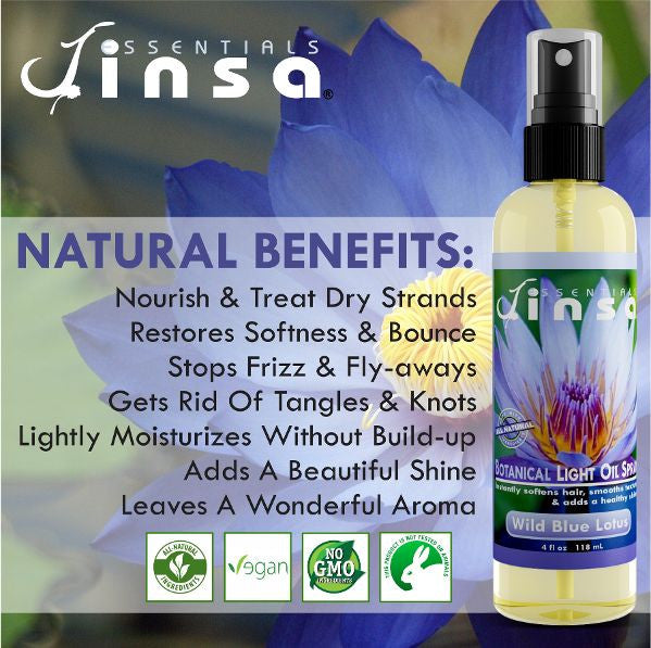 Wild Blue Lotus Botanical Light Oil Spray (NEW 6oz)
