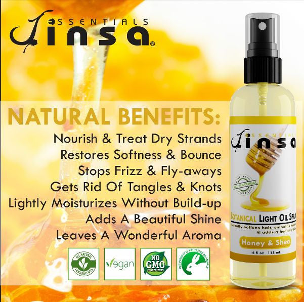 Honey & Shea Botanical Light Oil Spray (NEW 6oz)