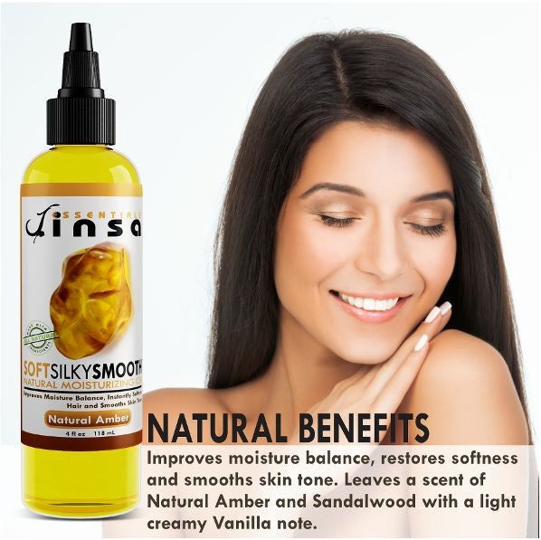 Natural Amber Soft Silky Smooth Moisturizing Oil (NEW 6oz.)