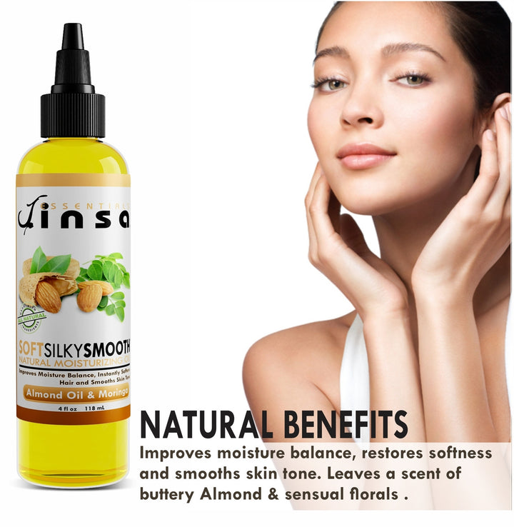 Almond & Moringa Shea Soft Silky Smooth Moisturizing Oil
