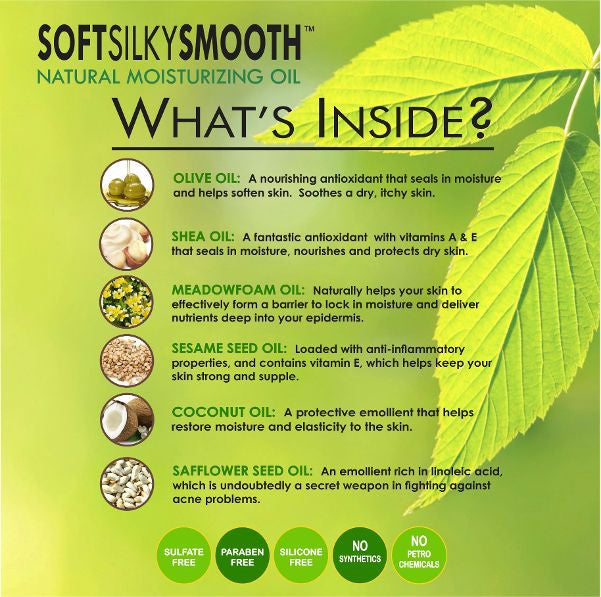 Honey & Shea Soft Silky Smooth Moisturizing Oil ( New 6oz)