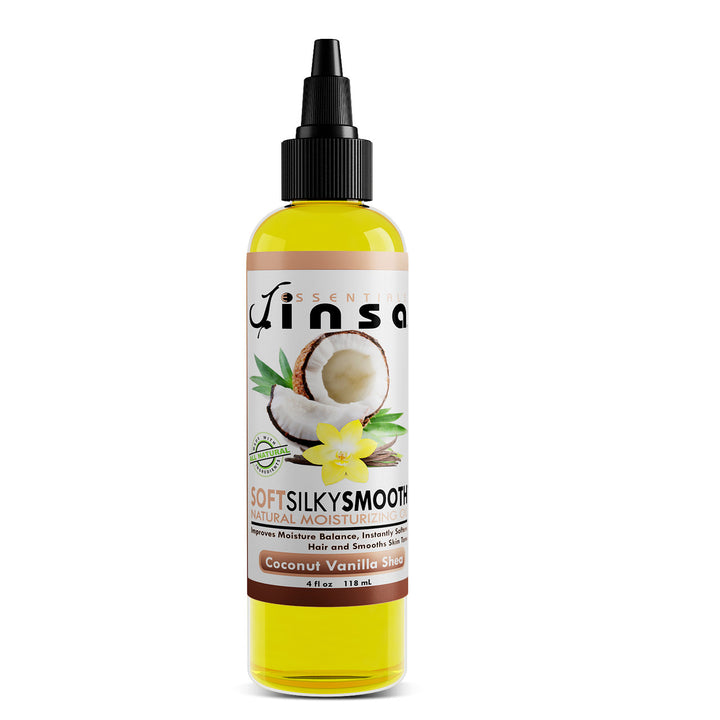 Coconut Vanilla Shea Soft Silky Smooth Moisturizing Oil New 6oz