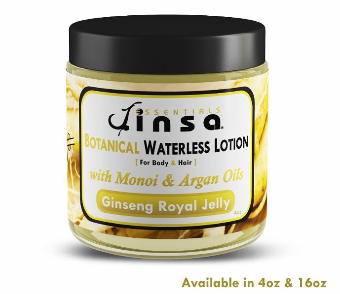 Ginseng & Royal Jelly Botanical Waterless Lotion (with Monoi & Argan Oils)