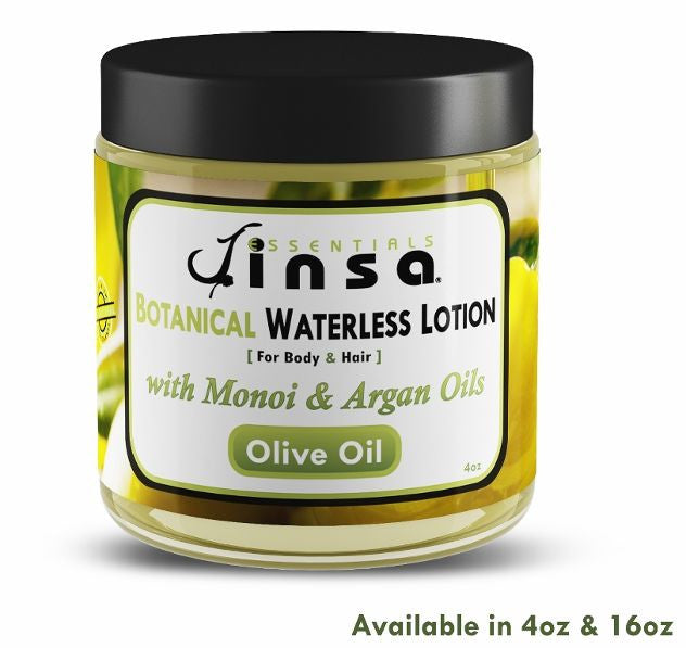 Olive Oil Botanical Waterless Lotion (with Monoi & Argan Oils)
