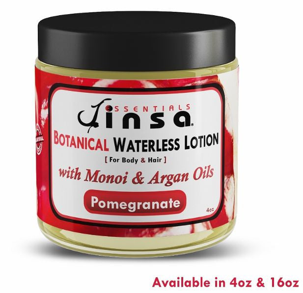 Pomegranate Seed Botanical Waterless Lotion (with Monoi & Argan Oils)