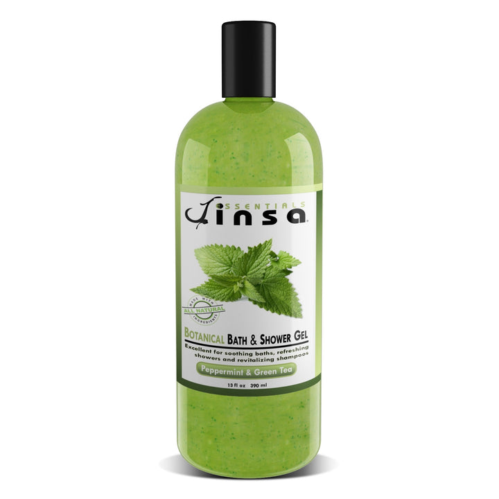 Peppermint & Green Tea Botanical Bath & Shower Gel (NEW 13oz size)