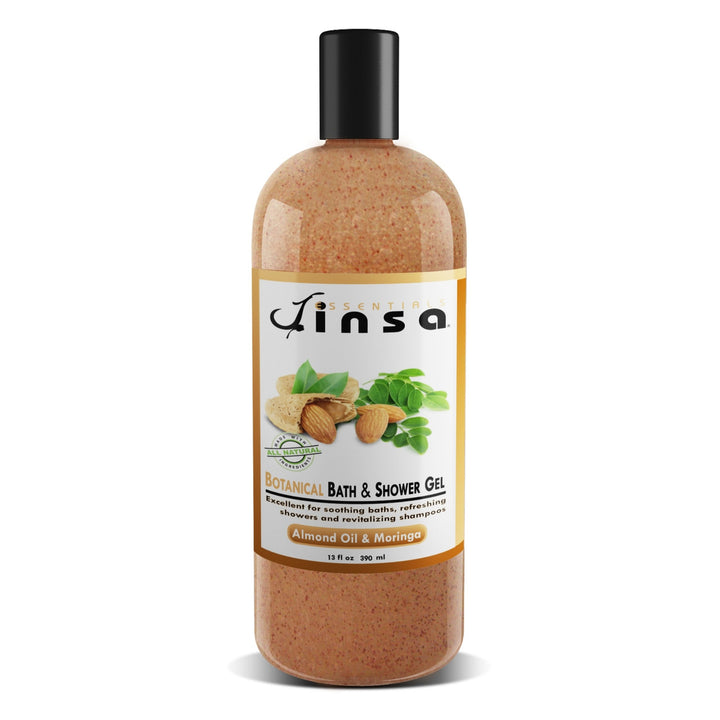 Almond & Moringa Botanical Bath & Shower Gel (NEW 13oz size)